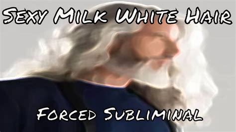 Witch with milk white hair